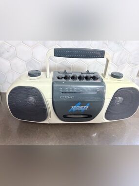 COSMO all weather vintage AM/FM Radio Stereo Cassette Recorder - A2715